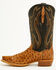 Image #3 - Dan Post Men's Grit Exotic Full Quill Ostrich Tall Western Boots - Snip Toe, Tan, hi-res