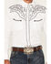 Image #3 - Rodeo Clothing Men's Embellished Yoke Long Sleeve Pearl Snap Western Shirt, White, hi-res