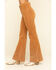 Rolla's Women's Corduroy Flare Jeans, Tan, hi-res