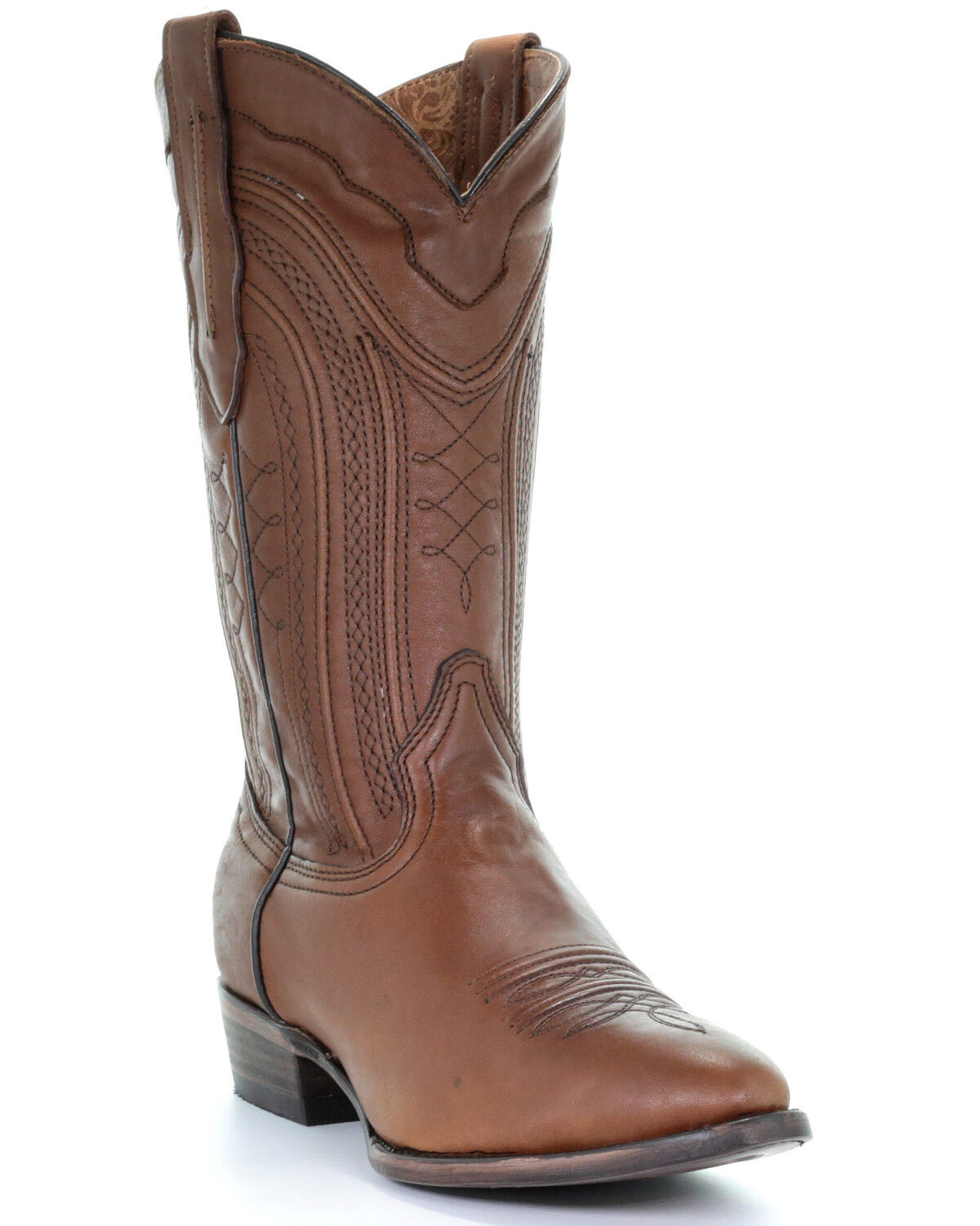 Image #1 - Corral Men's Cognac Western Boots - Round Toe, Cognac, hi-res