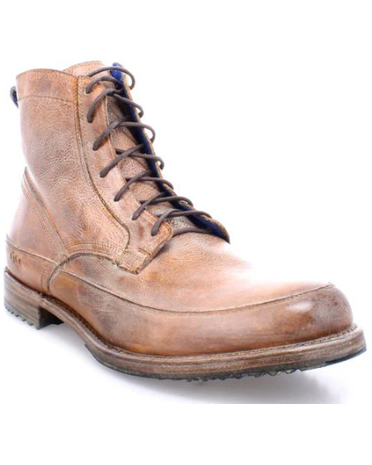 Image #1 - Bed Stu Men's Spiker Lace-Up Casual Boots - Moc Toe, Tan, hi-res