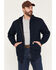 Image #1 - Carhartt Men's FR Force Original Fit Zip-Front Hooded Work Jacket, Navy, hi-res
