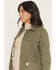 Image #2 - Carhartt Women's TENCEL&trade; Fiber Series Relaxed Fit Canvas Coat, Olive, hi-res