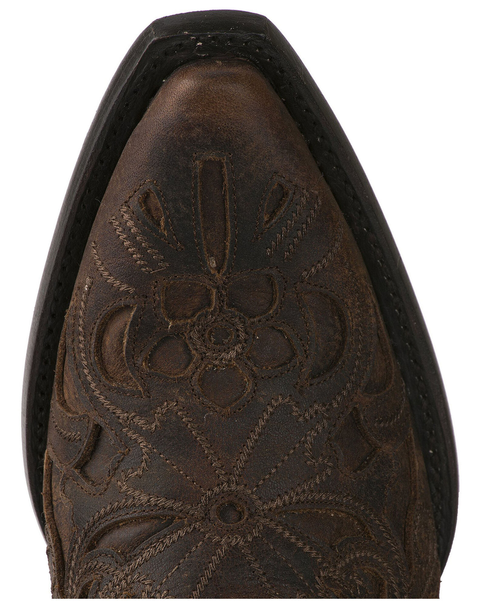 Lane Women s Robin Cognac Whipstitch Inlay Cowgirl Boots Snip Toe Sheplers