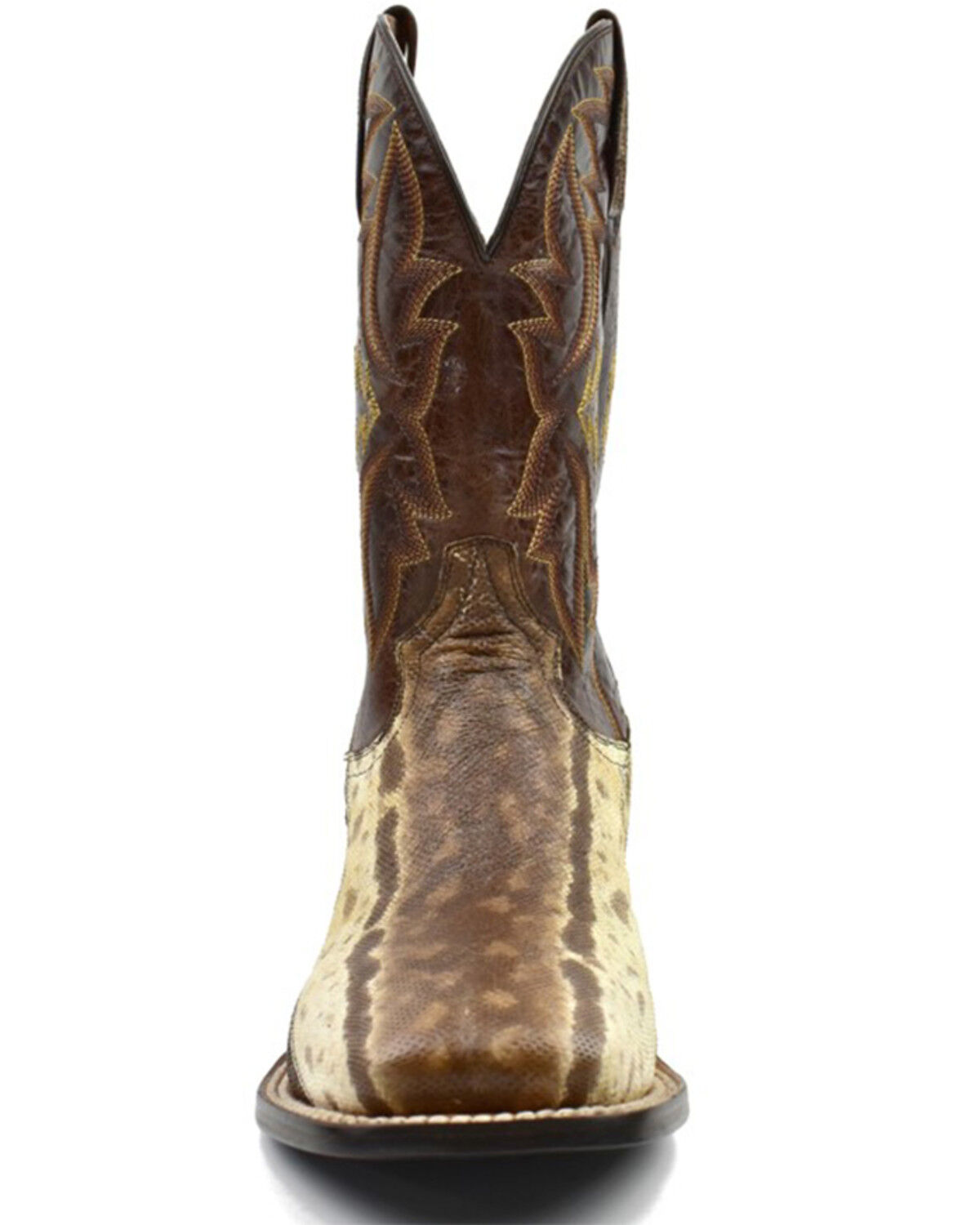 Image #4 - Dan Post Men's Karung Snake Brown Exotic Western Boots - Broad Square Toe, Brown, hi-res
