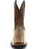 Dan Post Men's Karung Snake Brown Exotic Western Boots - Broad Square Toe , Brown, hi-res