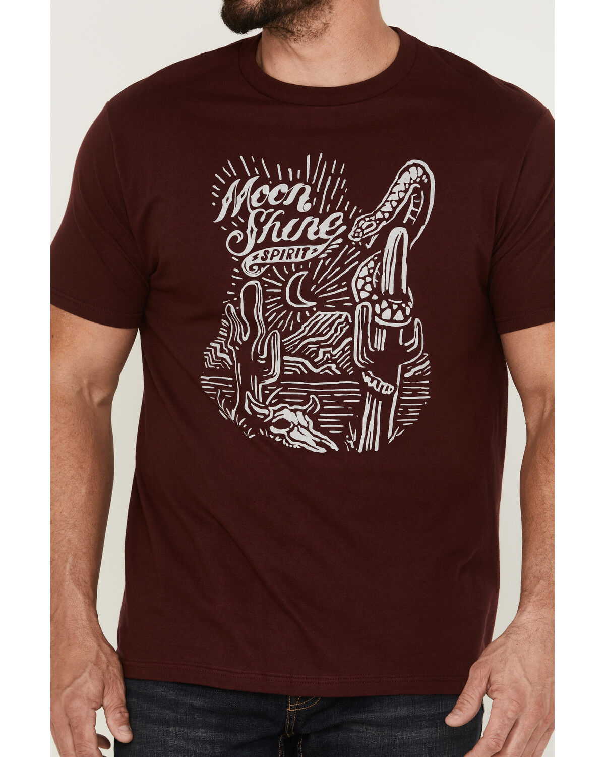 Image #3 - Moonshine Spirit Men's Line Scene Graphic Short Sleeve T-Shirt, , hi-res