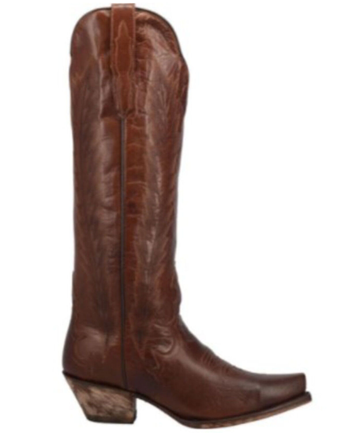 Image #2 - Dan Post Women's Cognac Western Boots - Snip Toe, , hi-res