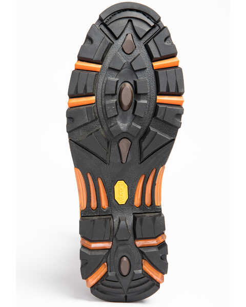 Image #7 - Cody James Men's Waterproof Decimator Western Work Boots - Steel Toe, Brown, hi-res