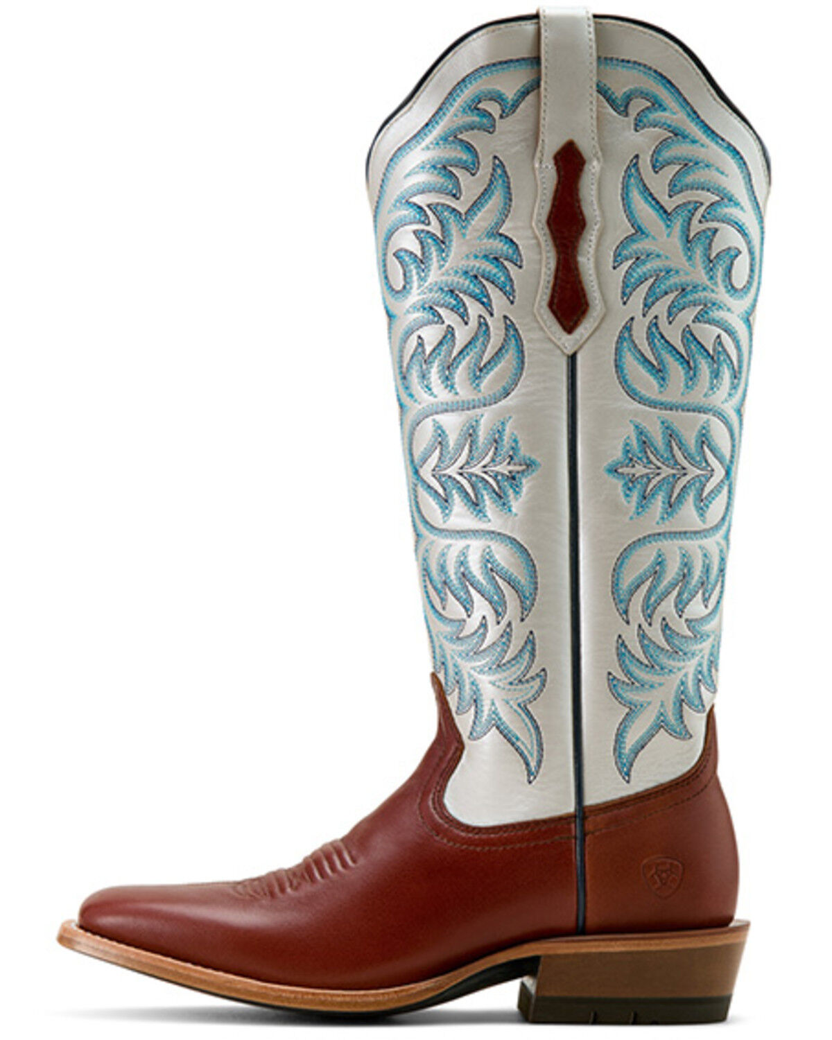 Image #2 - Ariat Women's Futurity Blanche Tall Western Boots - Square Toe, Cognac, hi-res