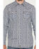 Image #3 - Moonshine Spirit&reg; Men's Gypsy Life Paisley Print Long Sleeve Snap Western Shirt, Light Blue, hi-res