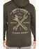 Image #4 - Troll Co Men's DHCM Twisting Wrenches Graphic Hooded Sweatshirt, Black, hi-res