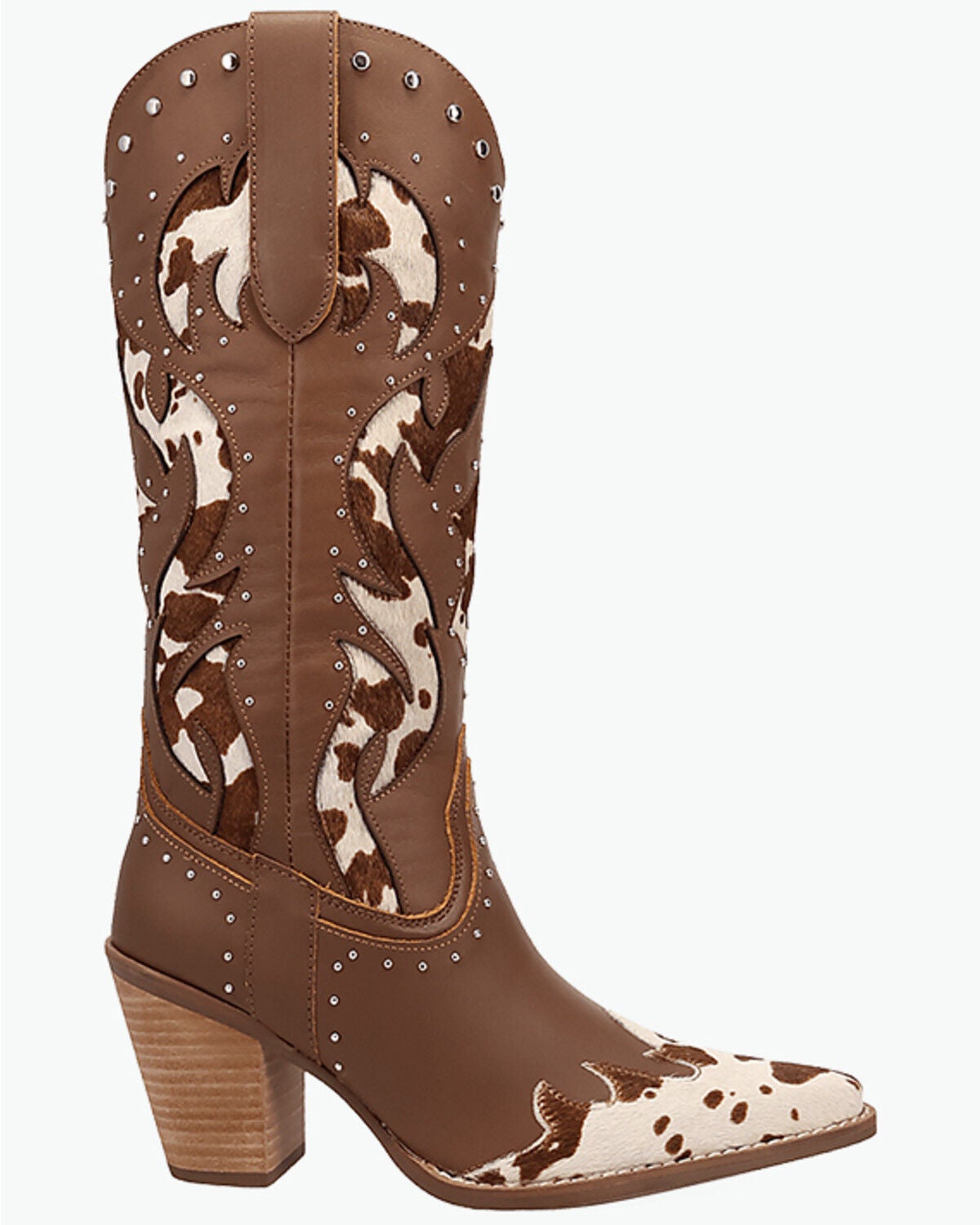 Image #2 - Dingo Women's Untamed Western Boots - Round Toe, Brown, hi-res