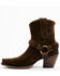 Image #3 - Cleo + Wolf Women's Willow Western Fashion Booties - Snip Toe , Olive, hi-res