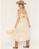 Image #4 - Shyanne Women's Aerie Crochet Front High-Low Midi Dress, Oatmeal, hi-res