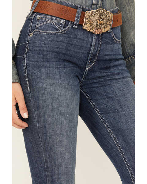 Image #2 - Ariat Women's R.E.A.L. Beverly Bling Pocket Flare Jeans, , hi-res