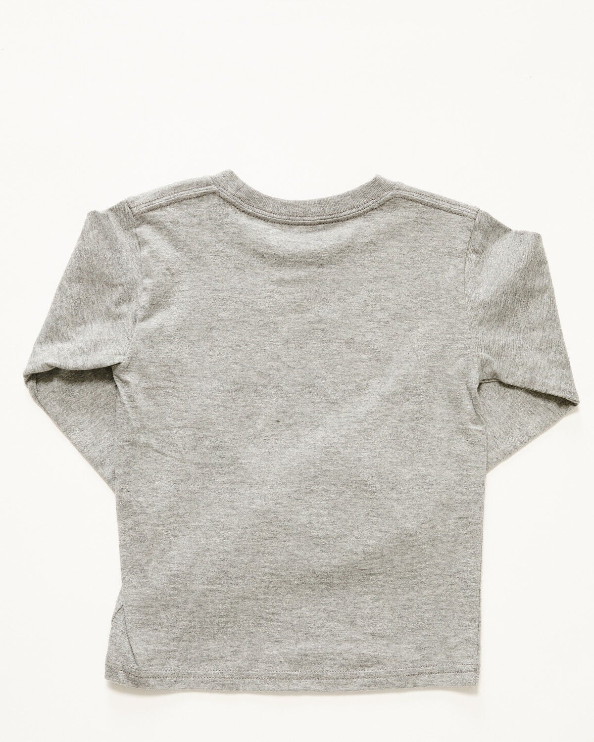 Image #3 - Carhartt Toddler Boys' Logo Long Sleeve Pocket T-Shirt, Charcoal, hi-res