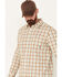 Image #2 - Brothers and Sons Men's Archer Plaid Print Long Sleeve Button Down Shirt, Light Grey, hi-res