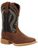 Image #1 - Durango Boys' Lil Rebel Pro Western Boots - Broad Square Toe , Brown, hi-res