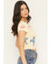 Image #2 - Day Dreamer Women's Rodeo Bow Tee, Yellow, hi-res