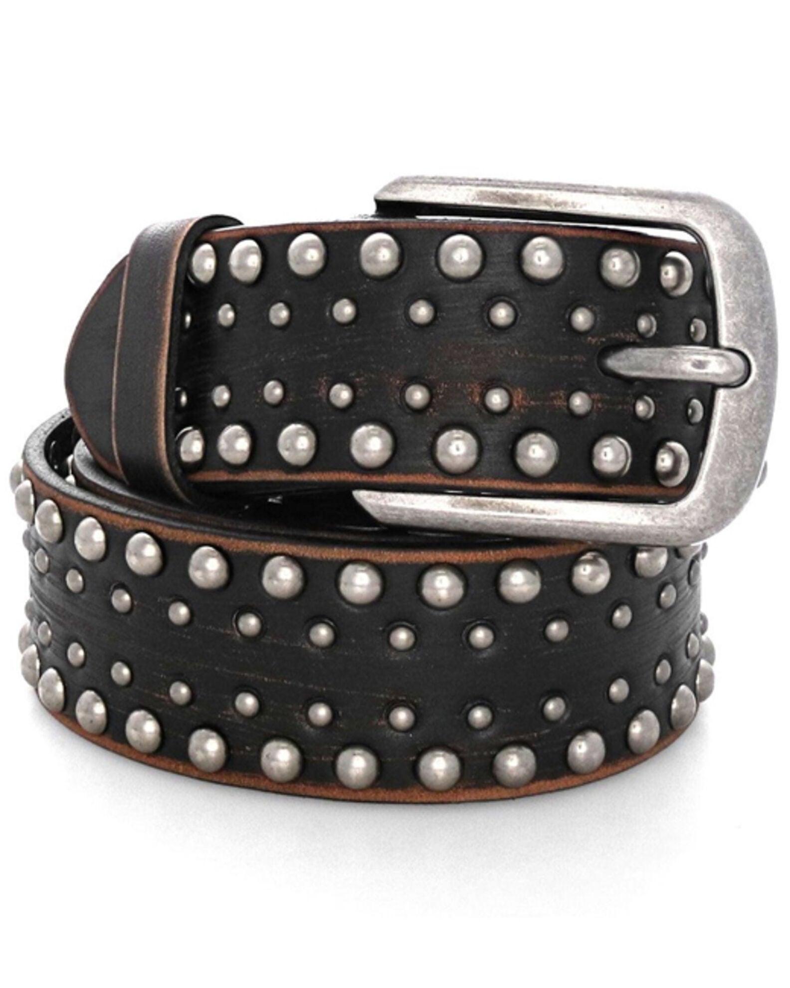 Product Name Bed Stu Women's Cristal Abrasive Rugged Studded Belt