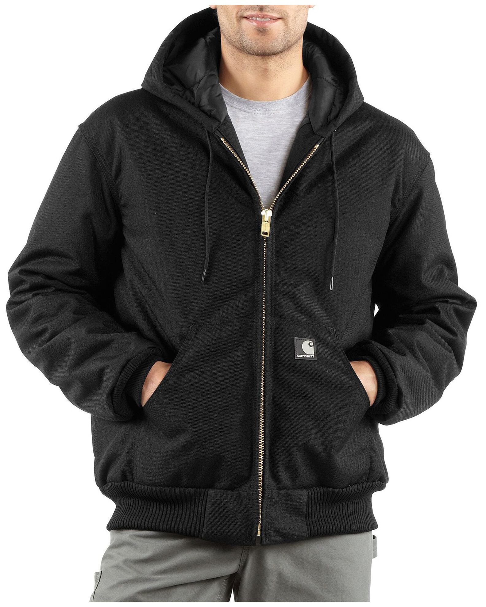Carhartt sandstone quilt lined jacket shop