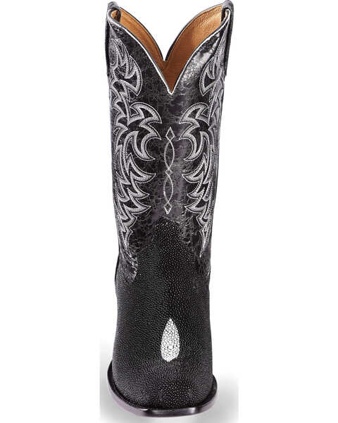 Image #4 - Moonshine Spirit Men's Stingray Exotic Boots - Square Toe, Black, hi-res