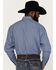 Image #4 - Resistol Men's Nixon Geo Print Button Down Western Shirt , Blue, hi-res
