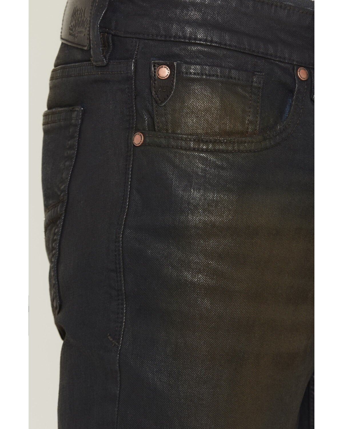 Image #2 - Moonshine Spirit&reg; Men's Rosco Wash Decker Slim Straight Stretch Denim Jeans, Black, hi-res