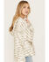 Image #2 - Cleo + Wolf Women's Space-Dye Baja Hoodie, Cream, hi-res