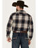 Pendleton Men's Board Shirt Plaid Print Long Sleeve Button Down Western Shirt, Grey, hi-res