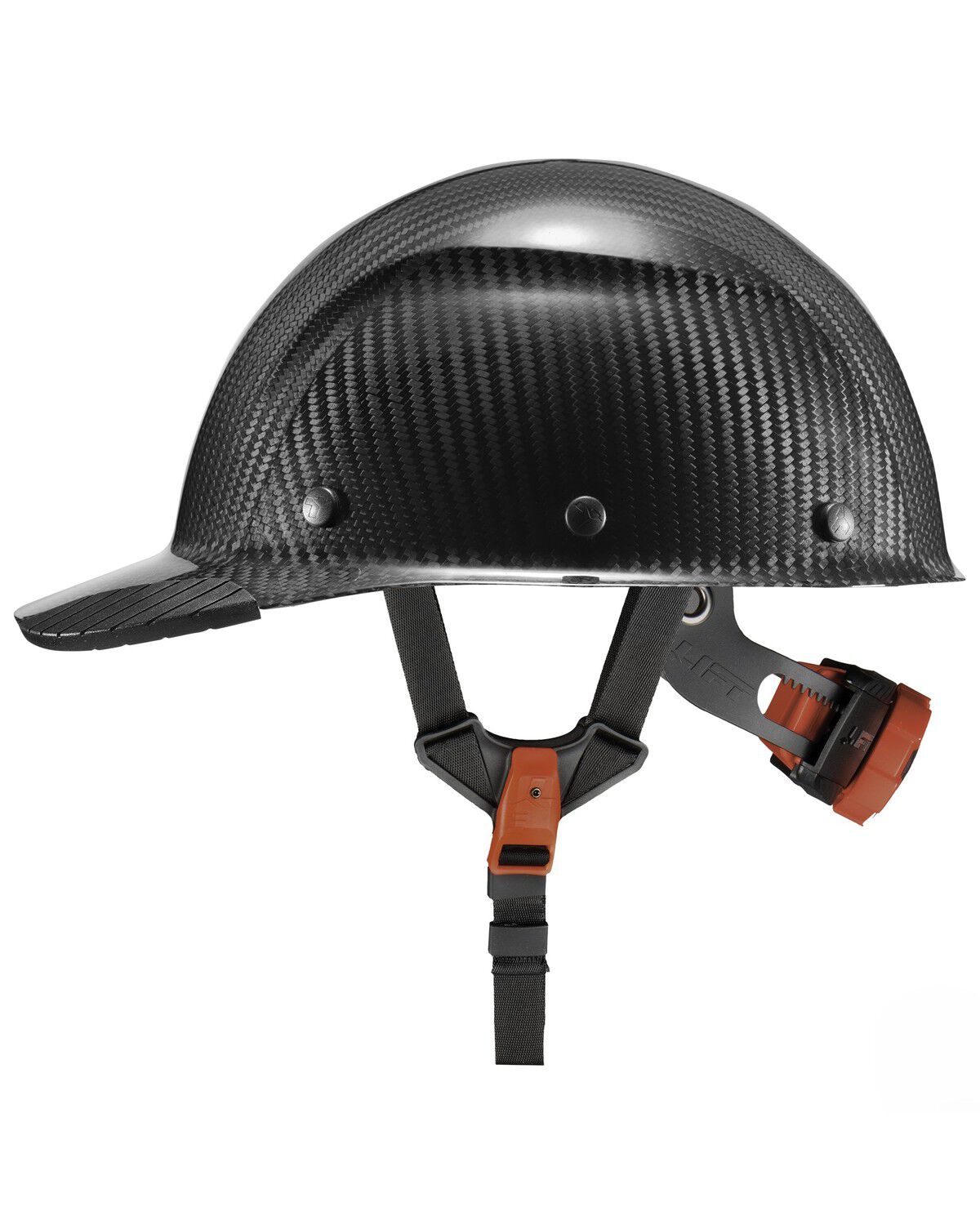 Image #2 - Lift Safety DAX Cap Style Carbon Gloss Hard Hat, Charcoal, hi-res