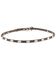 Image #2 - Concho Embellished Leather Hat Band, Brown, hi-res
