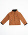 Image #1 - Rodeo Clothing Boys' Mexico Flag Waterproof Softshell Jacket, Cognac, hi-res