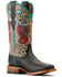Image #1 - Ariat X Rodeo Quincy Women's Frontier Western Boots - Broad Square Toe, Black, hi-res