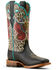 Image #1 - Ariat X Rodeo Quincy Women's Frontier Western Boots - Broad Square Toe , Black, hi-res