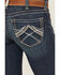 Image #5 - Ariat Women's R.E.A.L. Whipstitch Slim Bootcut Jeans, Denim, hi-res