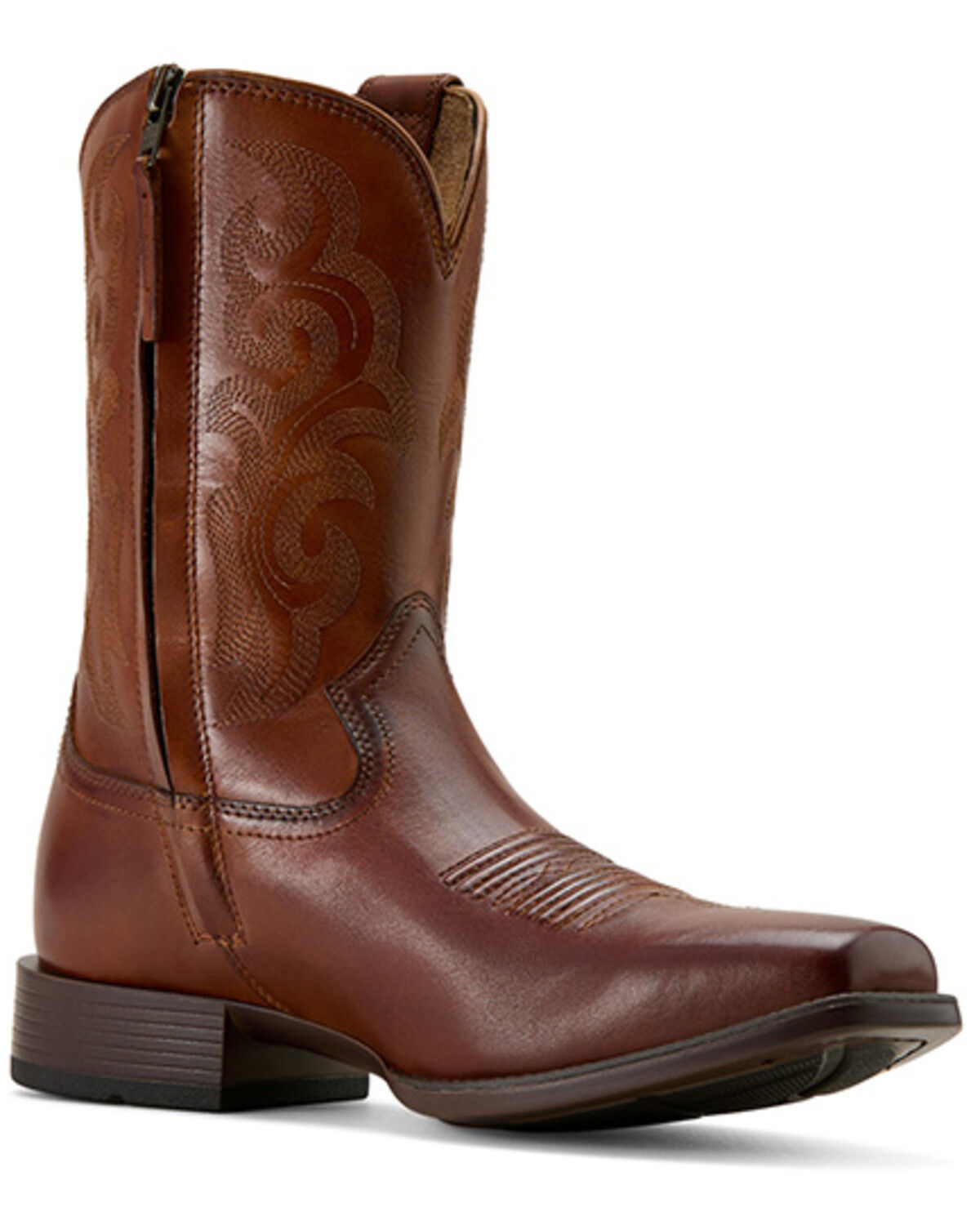 Image #1 - Ariat Men's Bodie Western Boots - Square Toe, Brown, hi-res