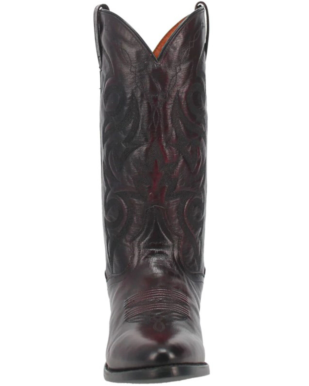 Image #4 - Dan Post Men's Mignon Western Boots - Round Toe, Black Cherry, hi-res