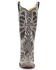 Corral Distressed Black Sequin Cross & Wing Inlay Cowgirl Boots - Snip Toe, , hi-res