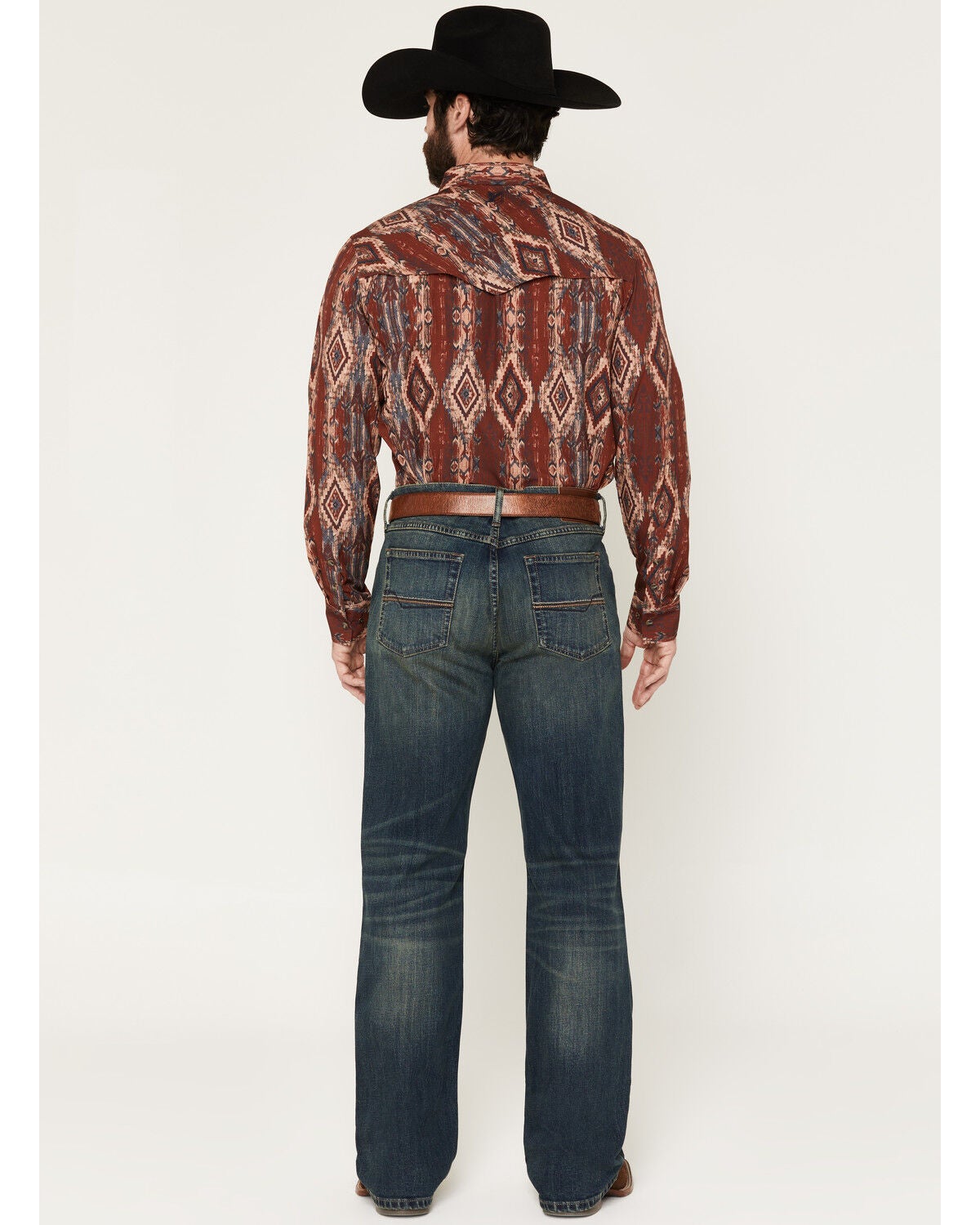 Image #3 - RANK 45&reg; Men's Rodeo Dark Wash Relaxed Bootcut Stretch Denim Jeans, Dark Wash, hi-res