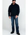 Image #6 - Ariat Men's FR Primo Fleece Logo Hooded Work Sweatshirt - Tall, Navy, hi-res