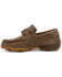 Image #3 - Twisted X Boys' Driving Moc Boat Shoe Driving Mocs, Brown, hi-res