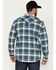 Image #4 - Cody James Men's FR Check Plaid Long Sleeve Work Shirt, Blue, hi-res