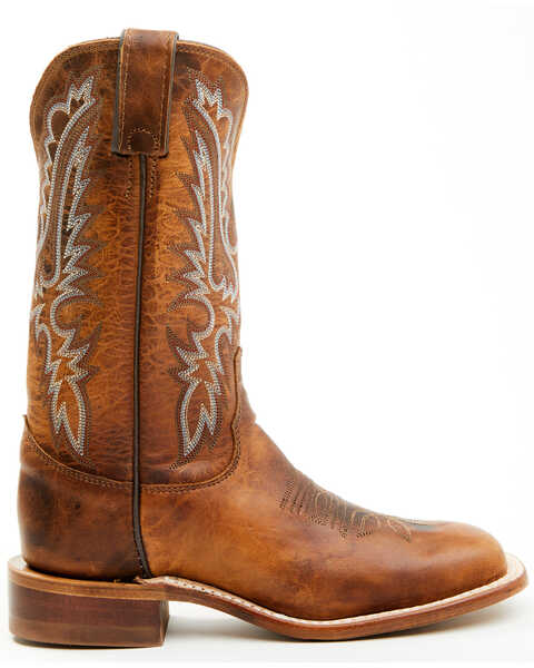 Image #2 - Justin Women's Peyton Western Boots - Broad Square Toe , Brown, hi-res