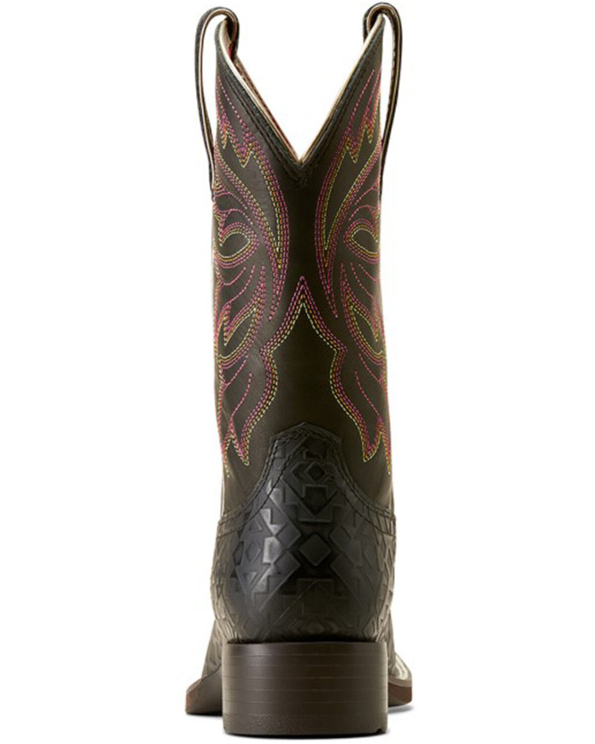 Image #3 - Ariat Women's Buckley Performance Western Boots - Broad Square Toe, Black, hi-res