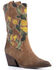 Image #1 - Golo Shoes Women's Cactus Graphic Western Boot - Round Toe, Camel, hi-res