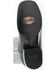 Ferrini Men's Smooth Quill Ostrich Exotic Boots - Broad Square Toe , Black, hi-res