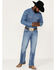 Image #1 - Wrangler Retro Men's Llano Light Medium Wash Stretch Slim Bootcut Jeans, , hi-res