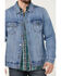 Image #3 - Moonshine Spirit Men's Button-Down Unlined Denim Trucker Jacket, Medium Wash, hi-res